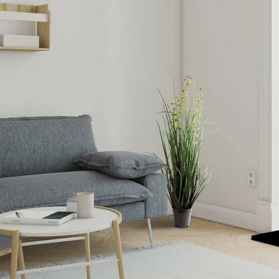 Artificial Eucalyptus Grass Potted (48") - Vickerman 2 Artificial Eucalyptus Grass Potted (48") - Vickerman - Image 2