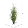 24" Artificial Ryegrass In Pot - Vickerman