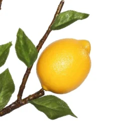 Vickerman 20" Artificial Green And Yellow Lemon Spray.