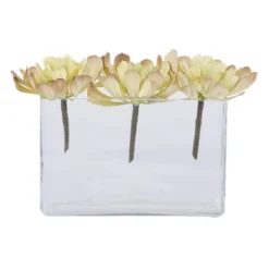 Vickerman 22" Artificial Green Plastic Grass, Hanging Pot. -Vickerman GUEST 66ce6c09 63c2 4d0b 9bce 11ac9d0da0c0