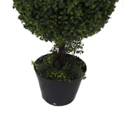 Artificial Boxwood Triple Ball With Pot (UV) (4') - Vickerman -Vickerman GUEST 969d438d 8953 4b8e a087 4ea4e765dfdf