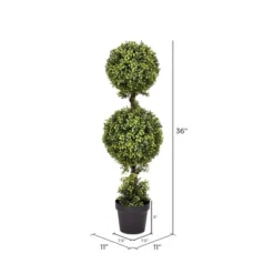 36" Artificial Boxwood In Nursery Pot (UV) - Vickerman
